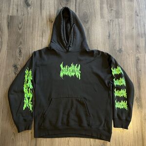 Black/Green Hoodie